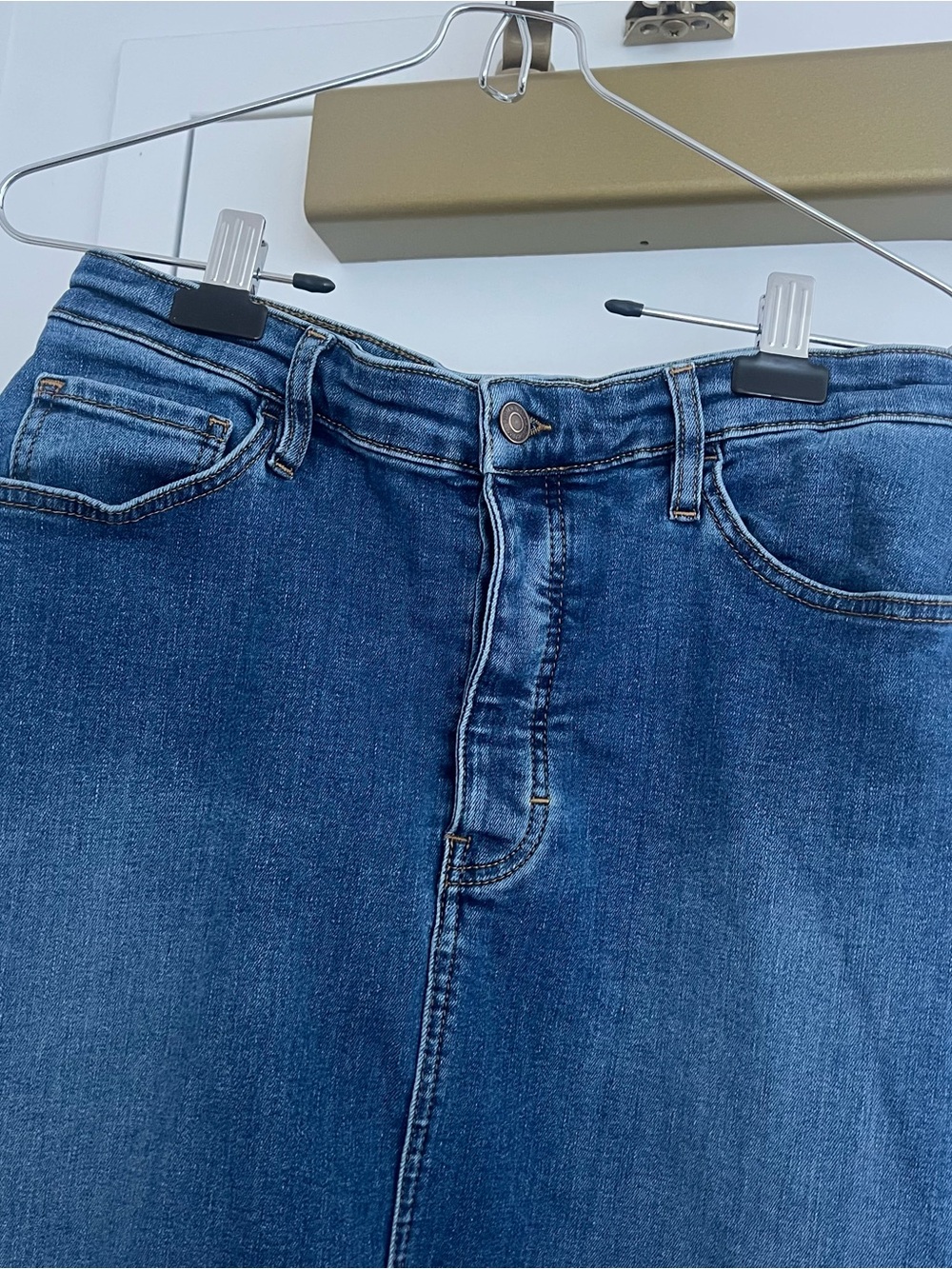 Ruti THE ICONIC DENIM MIDI SKIRT Size 8 - Picture 6 of 10
